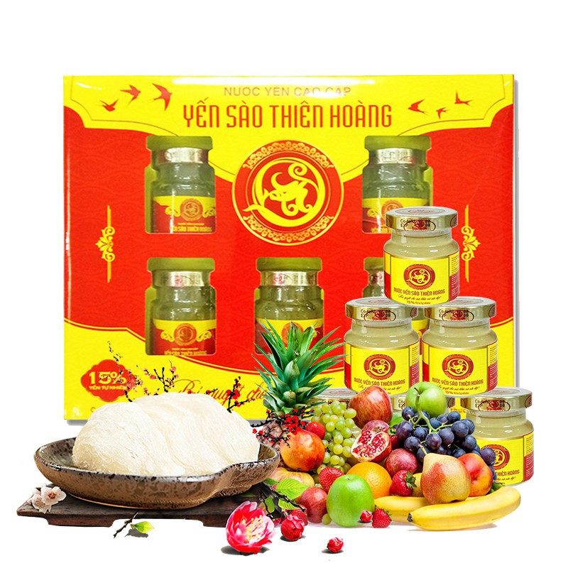 Nước Yến Thiên Hoàng 15% Hương Trái Cây – Combo 2 Hộp