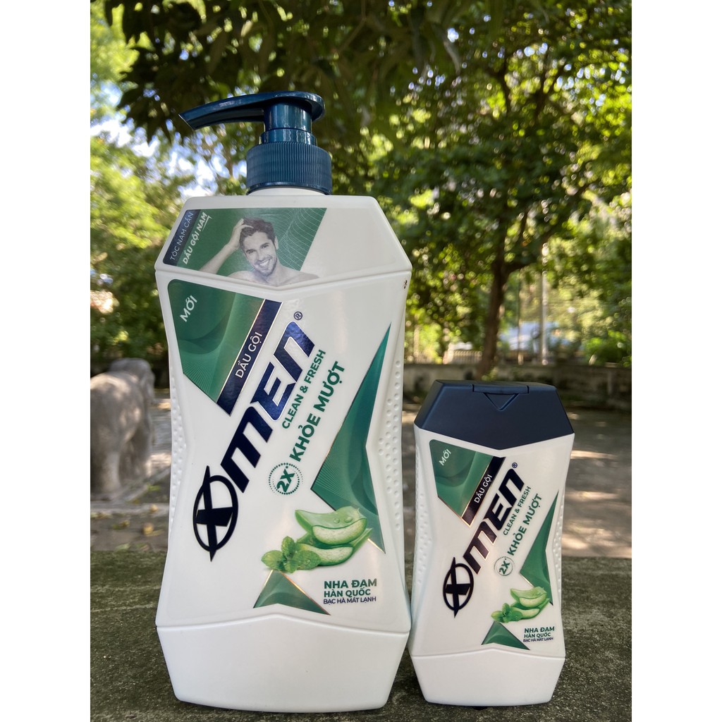 Dầu gội X-Men Clean &amp; Fresh 2X Khỏe Mượt 630g tặng dầu gội 70g