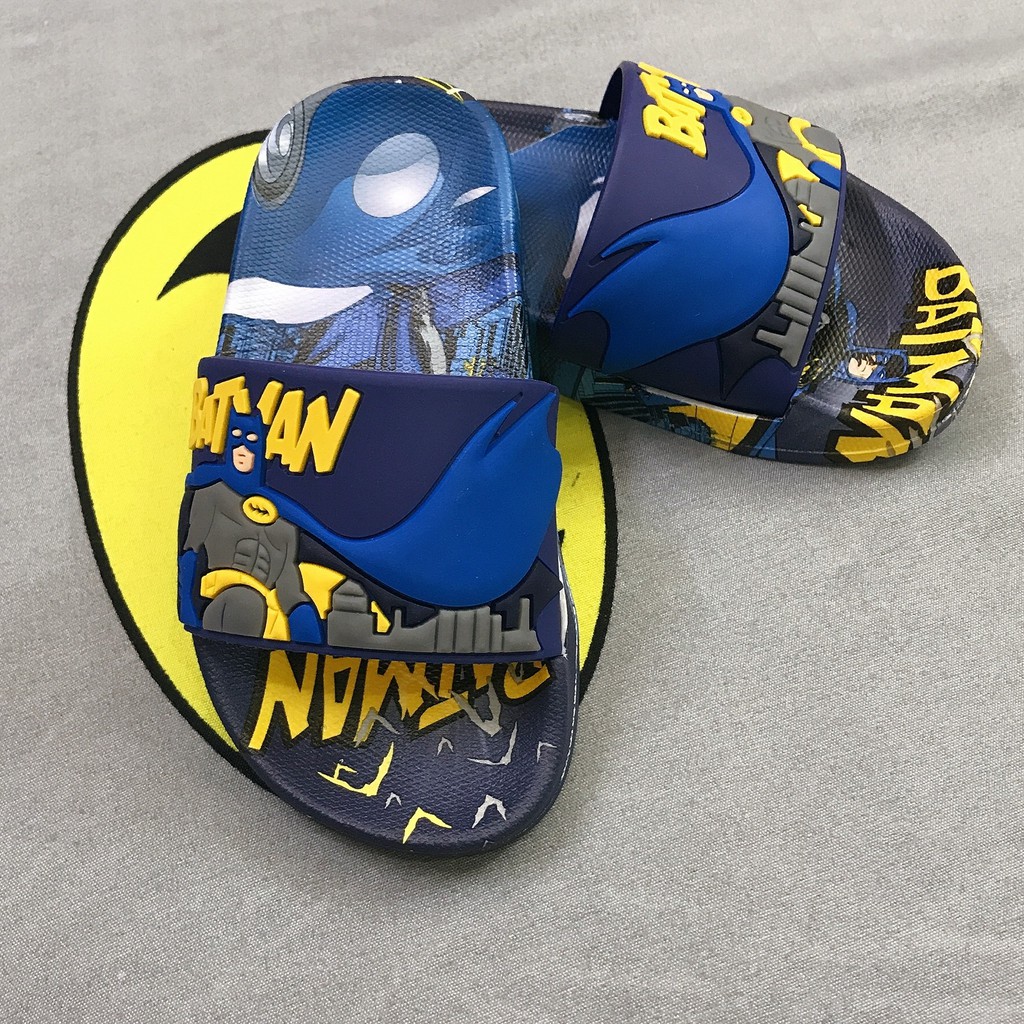 Dép Cho Bé Trai, Batman, Siêu Nhân, Dép Lê Chống Trơn Trượt Cho Trẻ Em Từ 1 Đến 5 Tuổi Roykids21