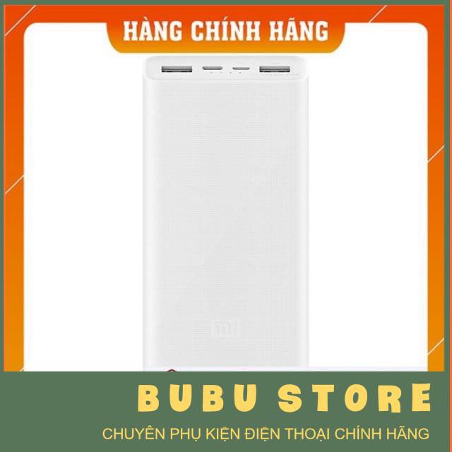 [Chính Hãng] Sạc Dự Phòng Xiaomi 20000mAh Gen 3 2019 2 cổng usb 1 cổng usb type C sạc nhanh - BUBU