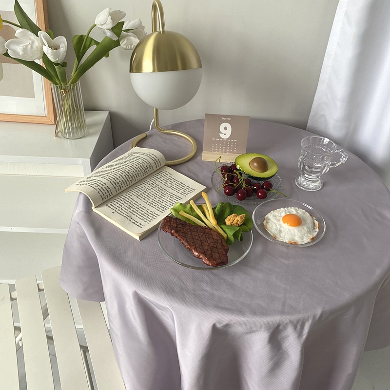 Khăn trải bàn chống bụi phong cách retro xinh xắn