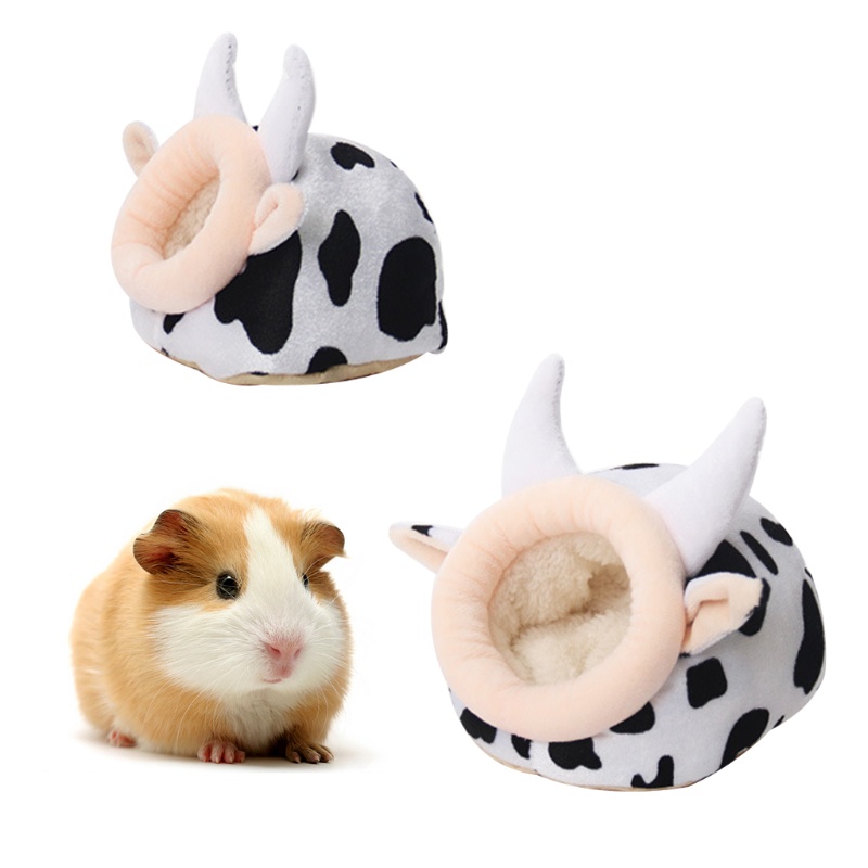 Giường ngủ bằng vải bông mềm ấm áp hình chuột hamster dễ thương cho thú cưng