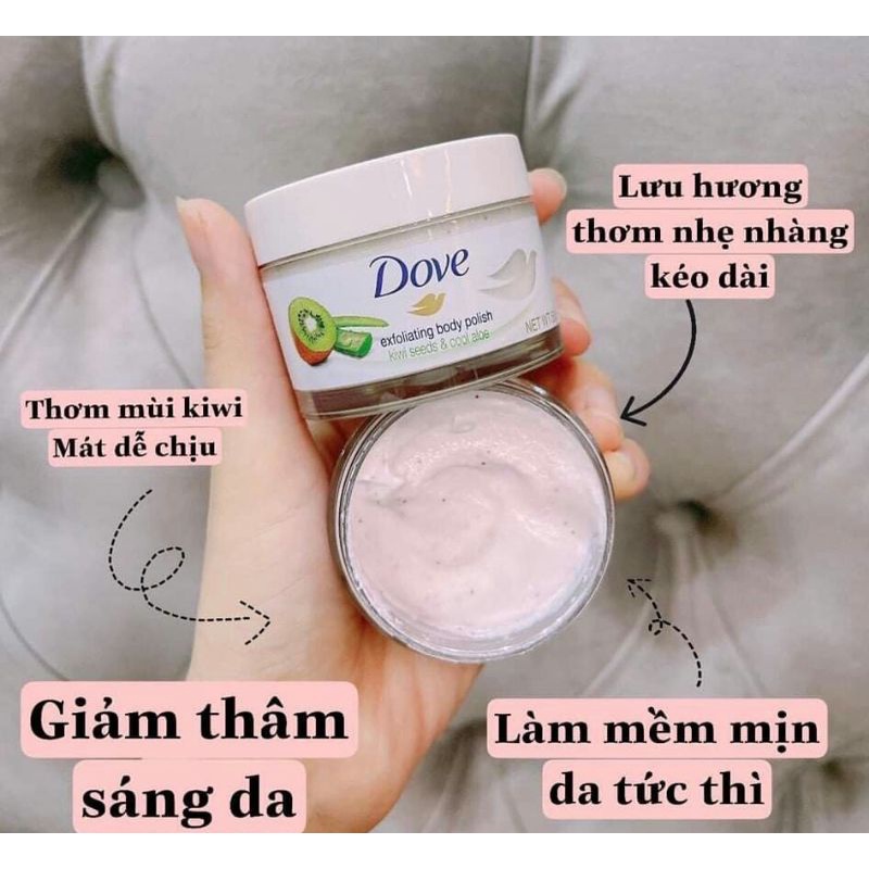 Set 2 Hũ Kem Tẩy Da Chết Toàn Thân DOVE 50g | BigBuy360 - bigbuy360.vn