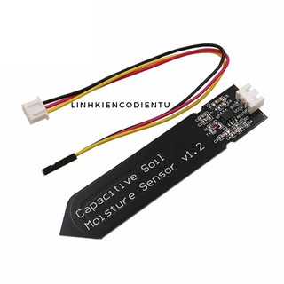 Module Cảm Biến Độ Ẩm Đất Điện Dung Đầu Ra Analog - Màu Đen