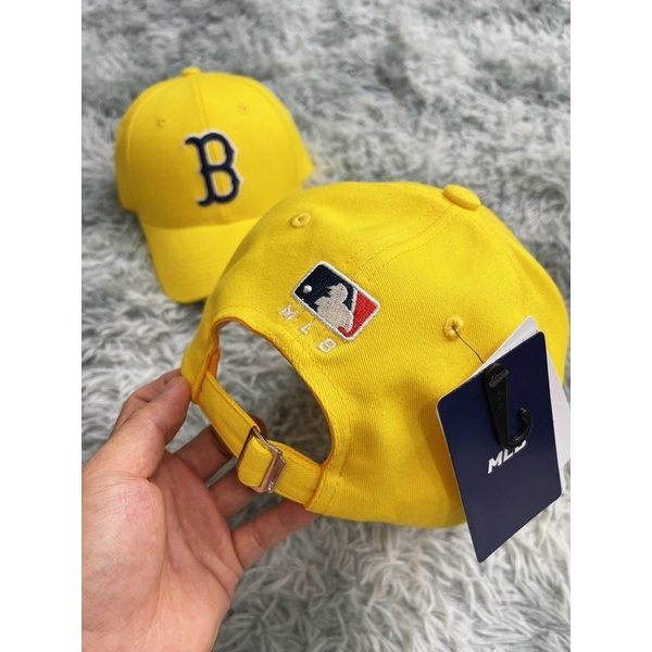 Mũ Lưỡi Trai 5 Màu Thêu Logo Phom Cứng Đen/Xanh/Vàng/Đỏ/Hồng