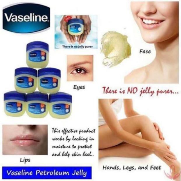 ✅ (HÀNG CHUẨN AUTHENTIC) Sáp Dưỡng Ẩm Vaseline 100% Pure Petroleum Jelly Original 49g