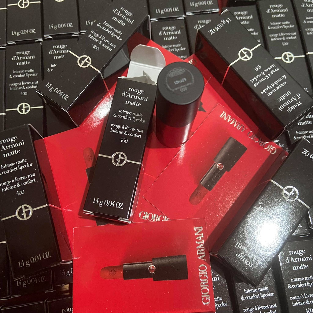 Son lì Giorgio Armani Rouge d’ Armani Matte màu 400 1.4g