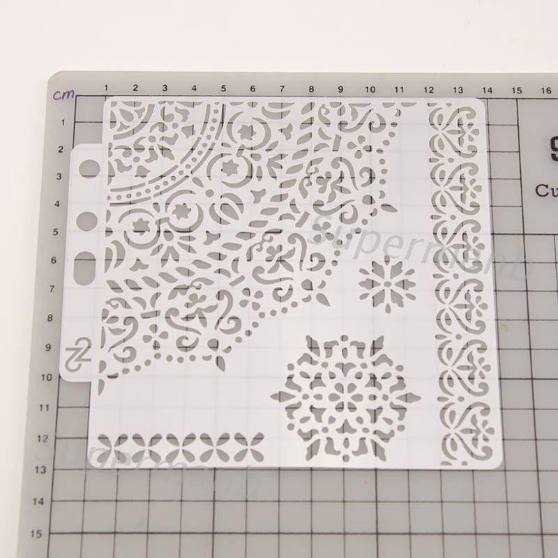 SUP Stencils Template Wall Paint Stamping Album Craft Card