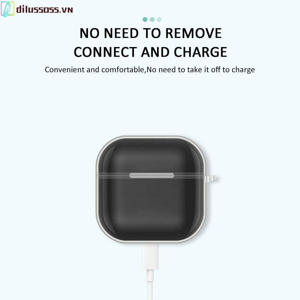 Vỏ Bảo Vệ Hộp Sạc Tai Nghe Bluetooth Lenovo Lp40 Bằng Tpu Mềm Trong Suốt
