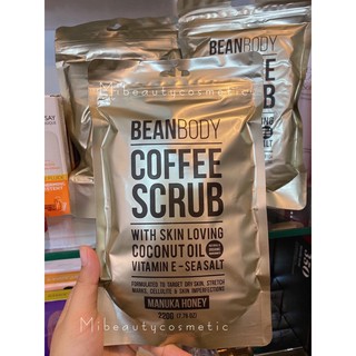 [Bean Body] Tẩy tế bào chết toàn thân Bean Body Coffee Scrub - 220g ]