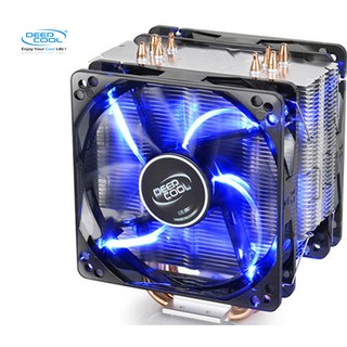 Quạt tản nhiệt khí Deepcool Gammaxx 400 2 quạt - Siêu mát và đẹp LED xanh