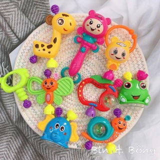 Bộ đồ chơi Xúc Sắc 10 món đa màu sắc cho bé yêu