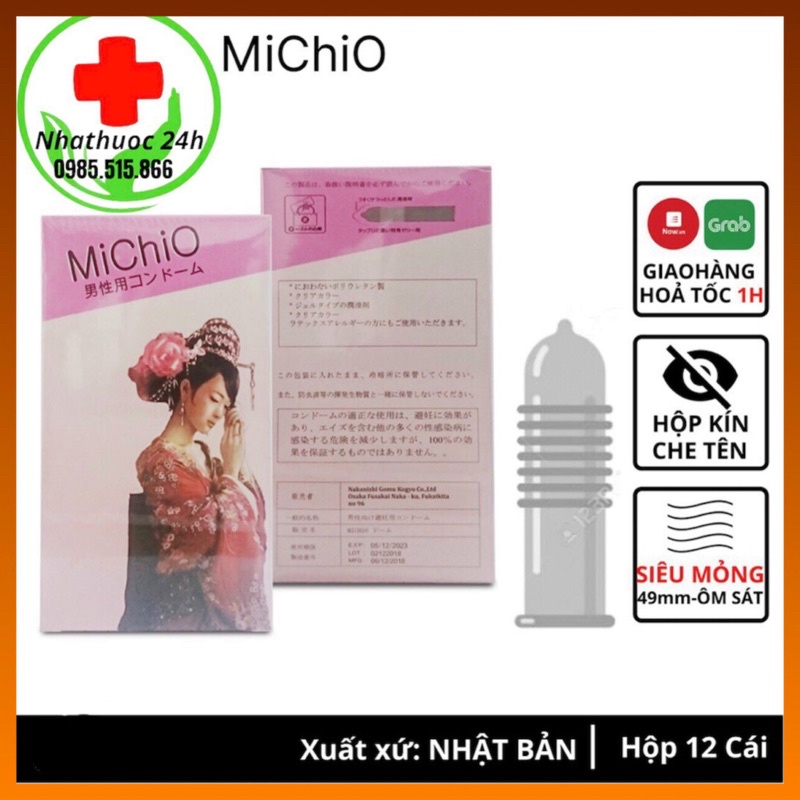 Bao cao su michio nhật bản