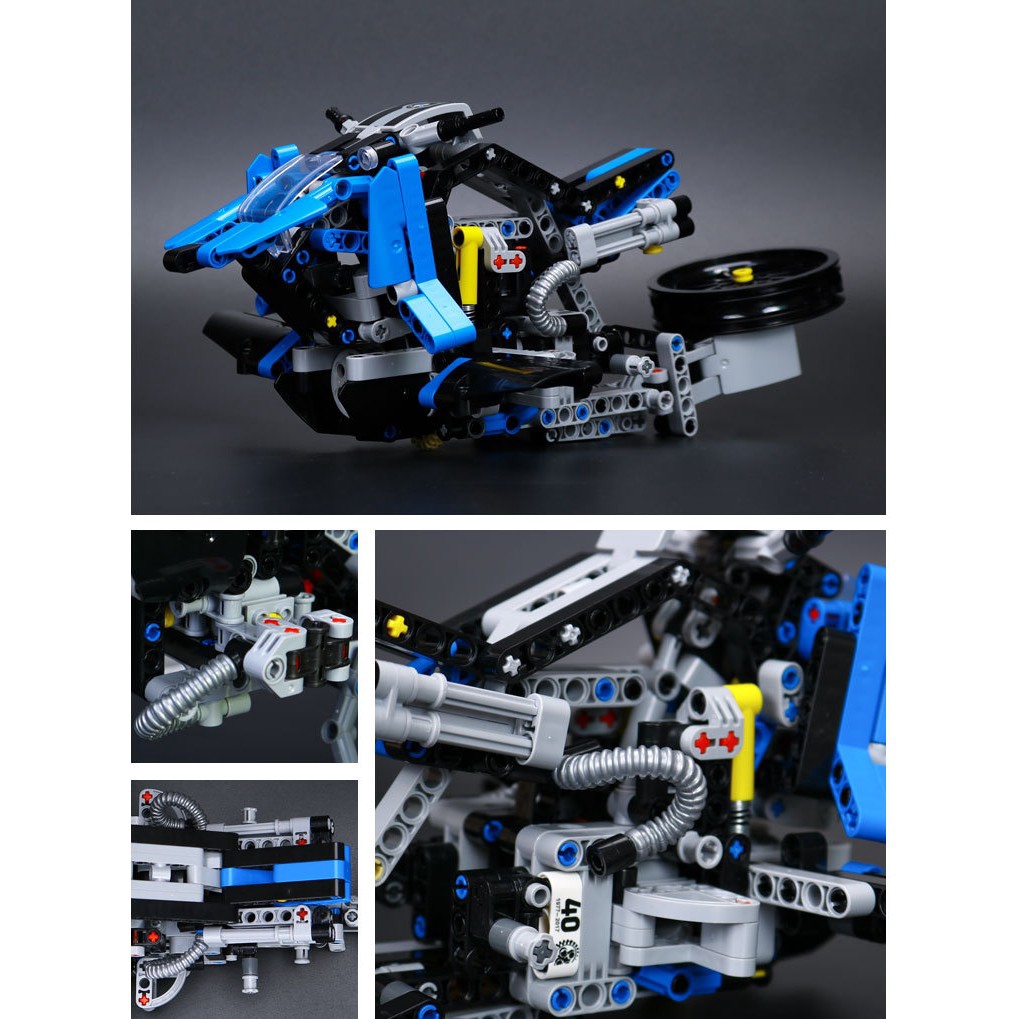 Compatible With  42063 Lepin 20032 BAMW R 1200 Gs Adventure Technic Building