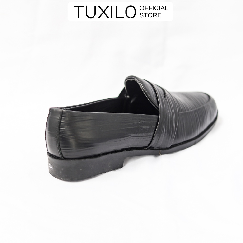 Giày da nam dáng lười da thật cao cấp dáng hàn quốc, giày tây lười nam da bò chất lượng hàng xuất khẩu TUXILO TX46