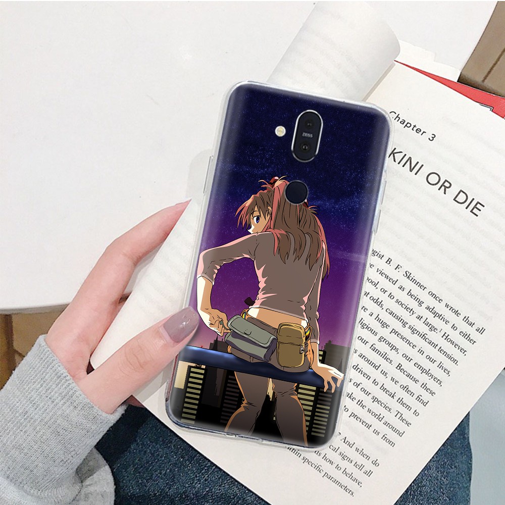 Ốp Điện Thoại Trong Suốt Hình Neon Genesis Evangelion Cho Xiaomi Poco Pocophone X3 M2 11I A3 10T F1 11T NFC Pro Tr91