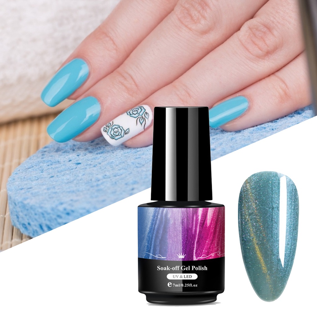 Sơn Móng Tay Gel UV Mắt Mèo Màu Sắc Đẹp Mắt 5ML Dành Cho Trang Điểm Phòng Trang Điểm