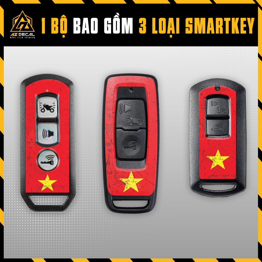 Tem Dán Smartkey Honda Phản Quang | SK-HONDA-MONSTER | Decal Dán Khóa Thông Minh Xe SH, Vision, Air Blade, Winner X,...