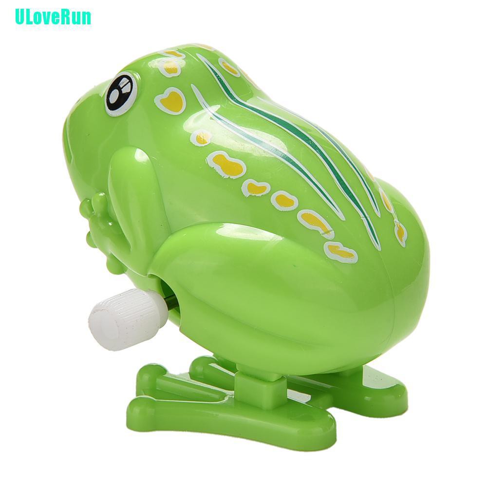 Uloverun 1 Chú Ếch Nhảy Bằng Nhựa Sử Dụng Dây Cót Cổ Điển