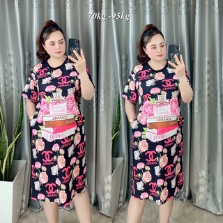 ĐẦM THUN THÁI_ 3D ( Bigsize 60kg - 95kg )