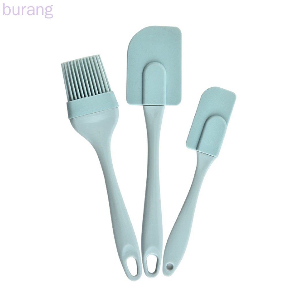 Bộ 3 cọ quét dầu phới trộn bột bằng silicon cho làm bánh tiện dụng