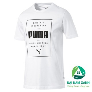 Áo thun nam box puma tee - hàng size châu âu