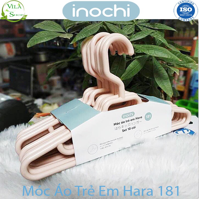 [ Set 10 ] Móc Treo Quần Áo, Móc Quần Áo Trẻ Em Hara 181, Treo Đồ Trẻ Em Cao Cấp INOCHI Tiêu Chẩn Nhật