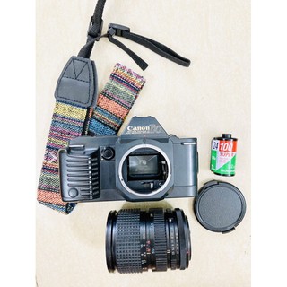 Máy ảnh film Canon T70 + Lens Tokina 28-70 Macro ngàm FD