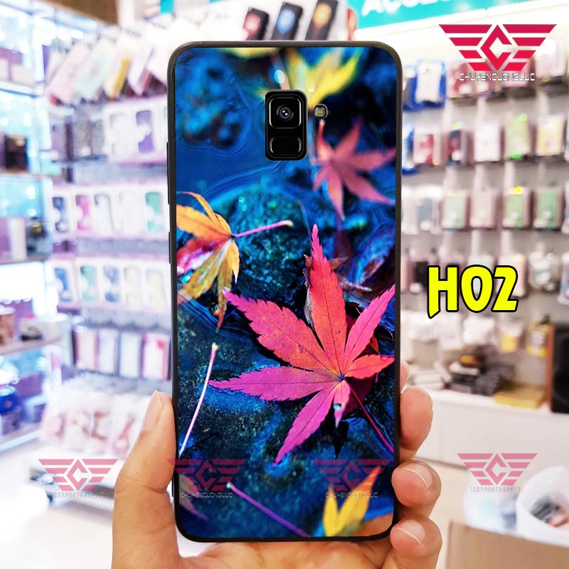 Ốp lưng samung J6, J6 PLUS, J8,A6, A6 PLUS, A8, A8 PLUS hoa lá 2022 cực đẹp