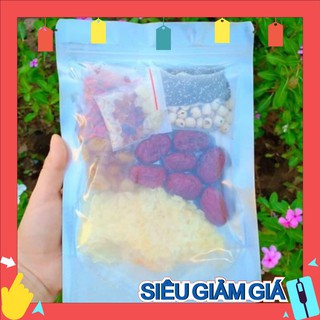 Set đặc biệt nguyên liệu nấu chè dưỡng nhan 7 người ăn hoàn chỉnh (kèm công thức nấu)