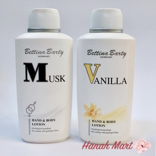 Hàng Đức chất – Sữa dưỡng thể hương nước hoa Bettina Barty cổ điển 500ml đủ vị