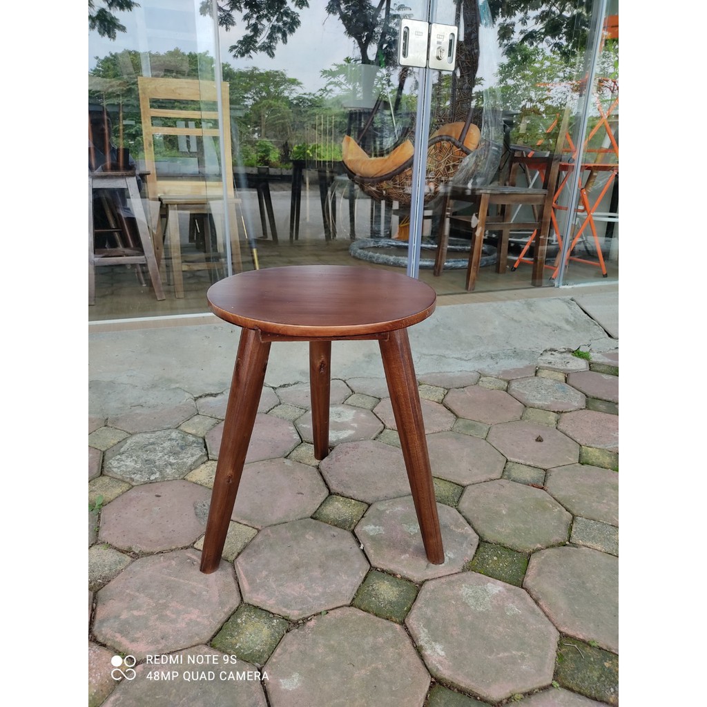BÀN TRÒN 3 CHÂN-BÀN CAFE(kt 40cm*50h)
