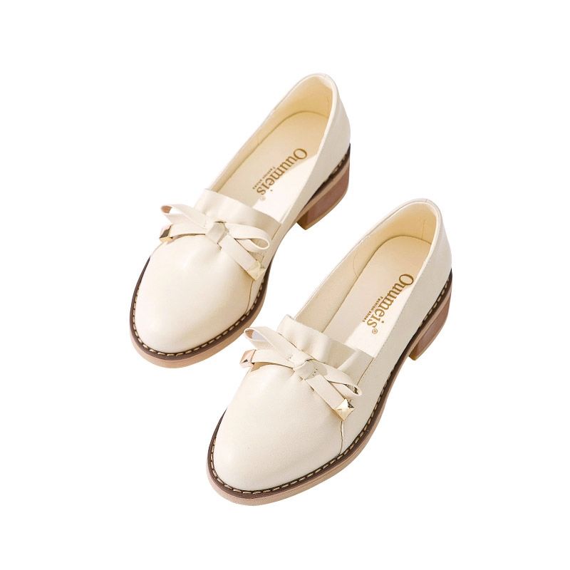 Giày bít mũi đế dày thời trang mùa xuân phong cách 2022 cho nữ