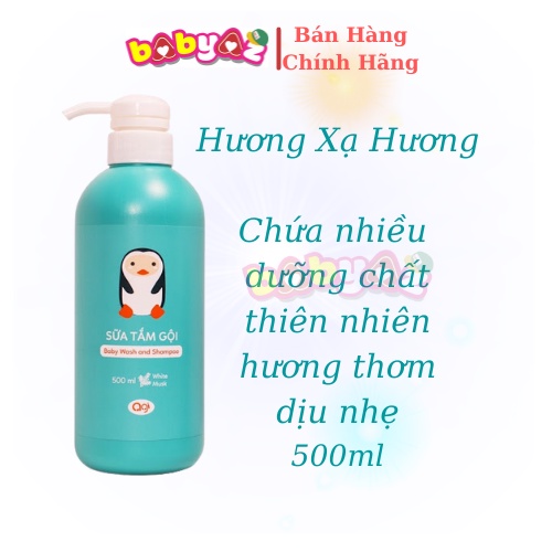 Sữa Tắm Gội Agi Chai 200ml- 500ml Sữa Tắm toàn thân Cho Bé Sơ Sinh Và Trẻ Em