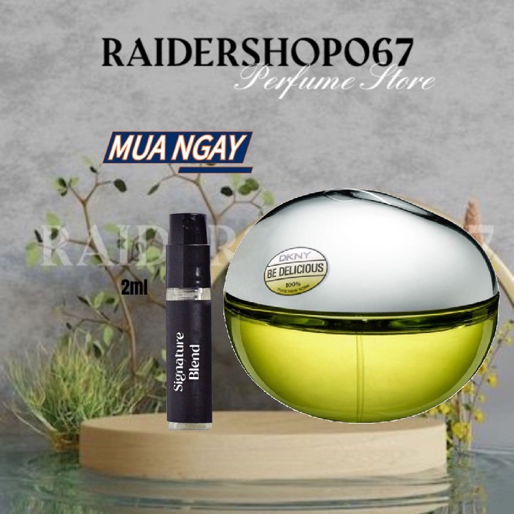 Nước hoa nữ dkny be delicious (hương táo xanh) 10ml ®️