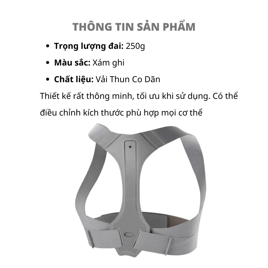 ✈️[Freeship] Đai chống gù lưng SAMEPEAK SP20 [Thế hệ mới] [Có thanh trợ lưng]