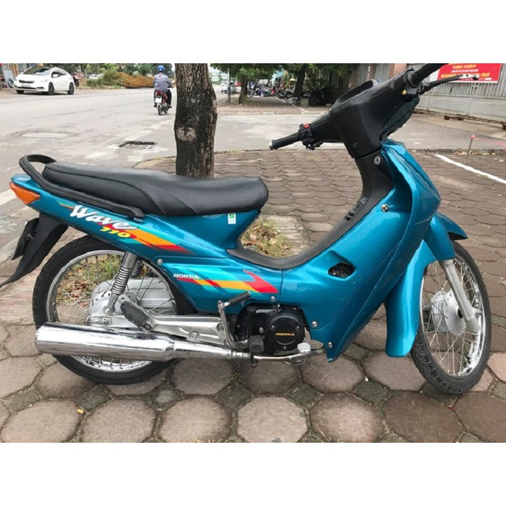 Dàn áo Wave Thái - Wave 110 màu Xanh Ngọc  - Loại 1 bóng, Phanh cơ - A2928