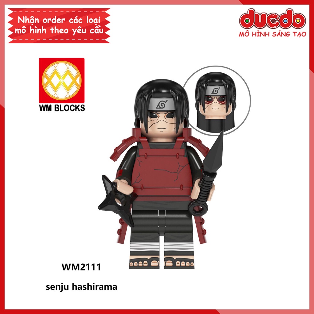 Minifigures nhân vật trong Naruto, Orochimaru, Killer Bee mới nhất - Đồ chơi Lắp ghép Xếp hình Mô hình Mini WM WM6108