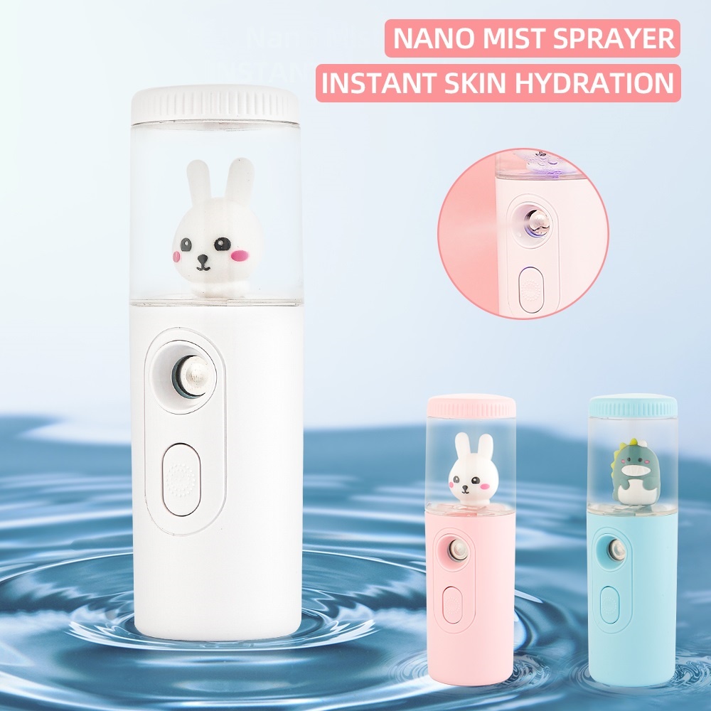 Máy phun sương nano FOREVERLILY tạo độ ẩm cho da mặt và cơ thể kết nối USB tiện dụng