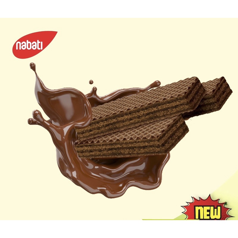 Date mới nhất🌸 Bánh xốp Nabati ĐẬM VỊ SOCOLA, MỞ RA HỨNG KHỞI 130g