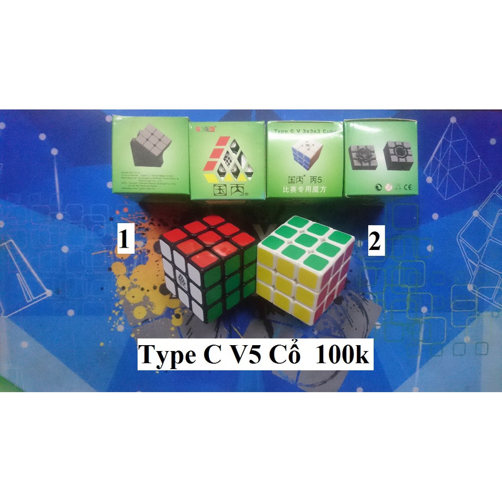 Rubik 3x3x3. Type C V5 Cổ