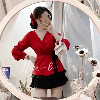 ÁO KIMONO CỘT NƠ (KÈM HÌNH THẬT)