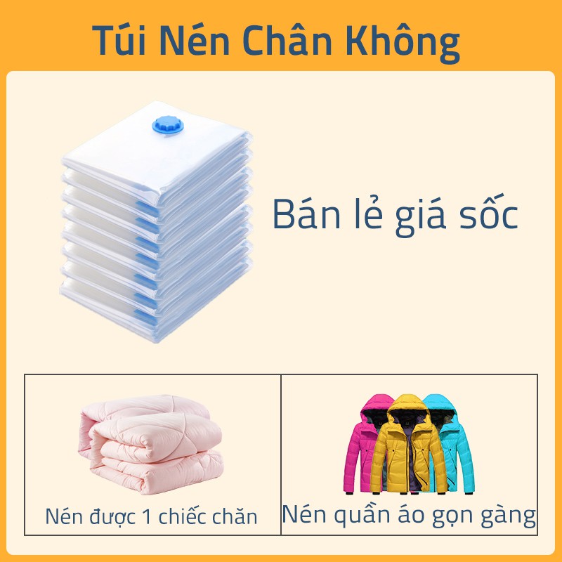 Túi Bọc Quần Áo Hút Chân Không, Túi Hút Chân Không Đựng Quần Áo Nén Khí Tiết Kiệm Diện Tích LEON OFFICIAL