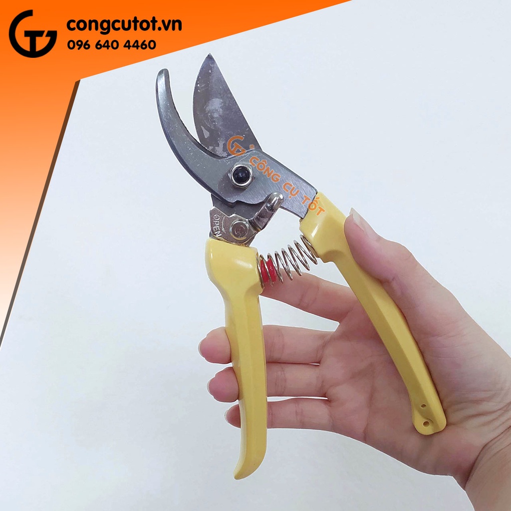 Kéo cắt tỉa lưng gù 175mm cán vàng