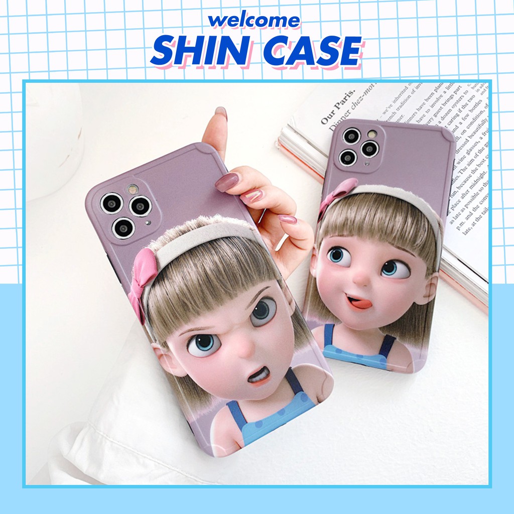 Ốp lưng iphone Baby Doll IMD dày dặn viền nổi 5/5s/6/6plus/6s/6splus/7/7plus/8/8plus/x/xr/xs/11/12/pro/max/plus/promax | BigBuy360 - bigbuy360.vn
