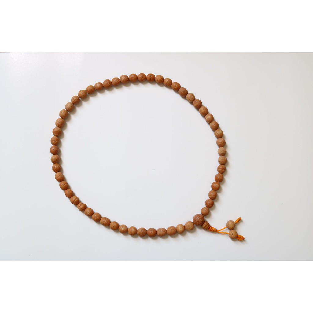 Chuỗi tràng hạt bồ đề Phật nhãn  tự nhiên Nepal 54 hạt 12mm - A half Chitta Buddha Mala 54 beads 12mm