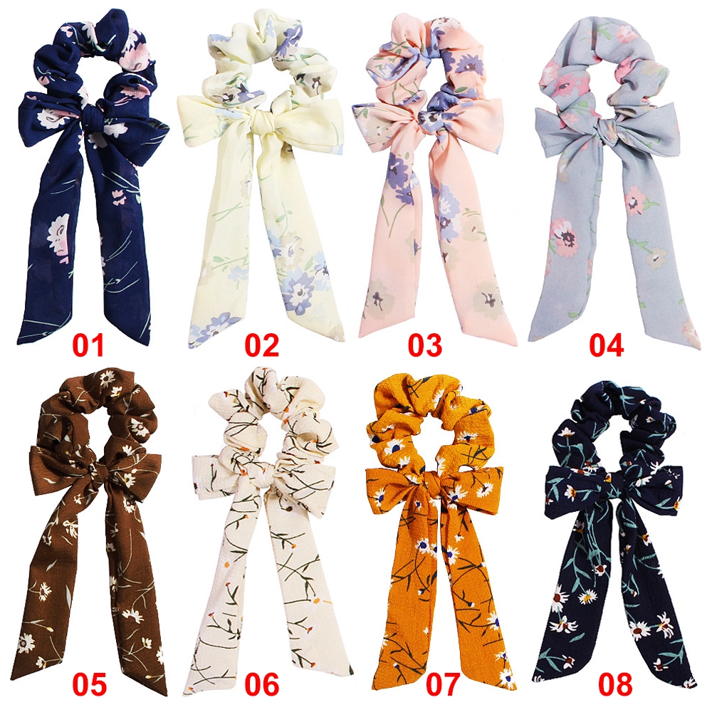 Dây thun buộc tóc đuôi ngựa thắt nơ dễ thương dành cho bé gái