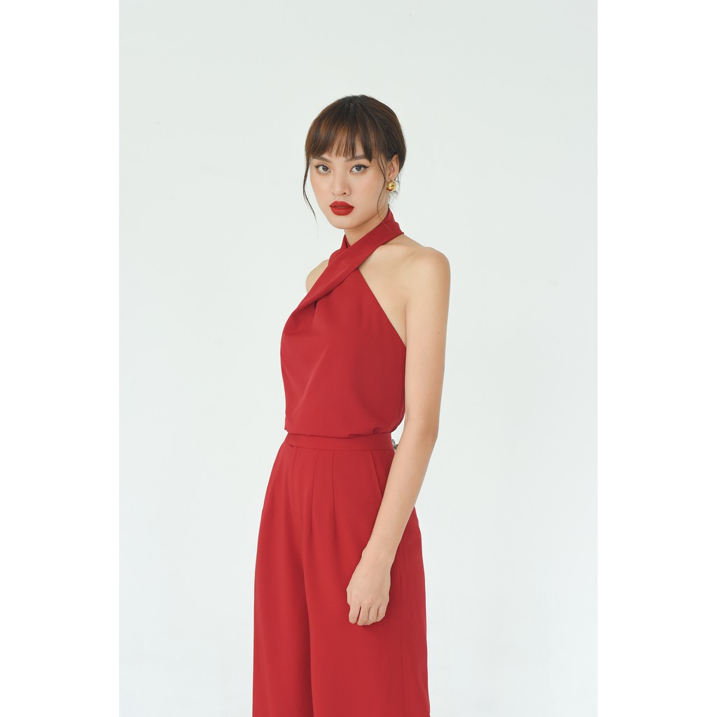 Emwear Áo Cổ Yếm Công Sở Cho Nữ Thời Trang Hiện Đại Sang Chảnh Dễ Phối Đồ