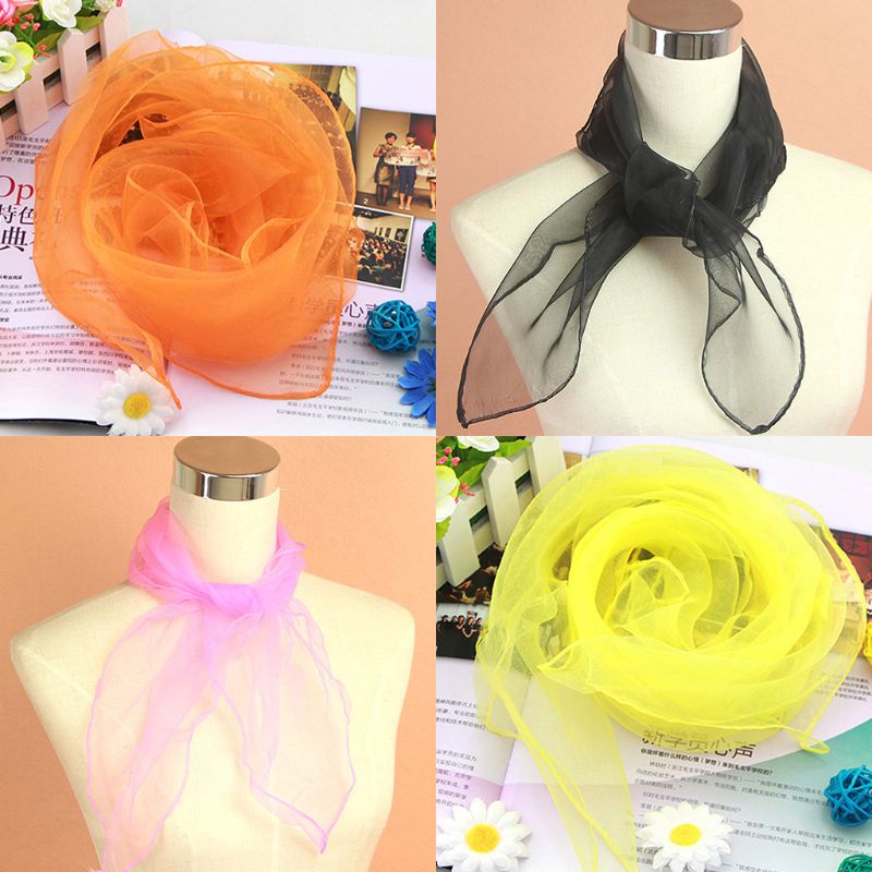 Set 12 khăn voan vuông nhiều màu sắc dùng làm đạo cụ trình diễn ảo thuật cho bé gái