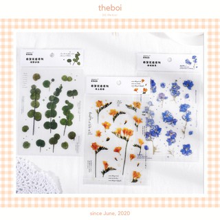 1 Tấm Sticker Hoa Vintage Trang Trí Sổ Bullet Journal Phong Cách Hàn Quốc